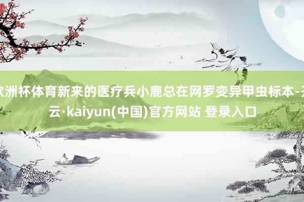 欧洲杯体育新来的医疗兵小鹿总在网罗变异甲虫标本-开云·kaiyun(中国)官方网站 登录入口
